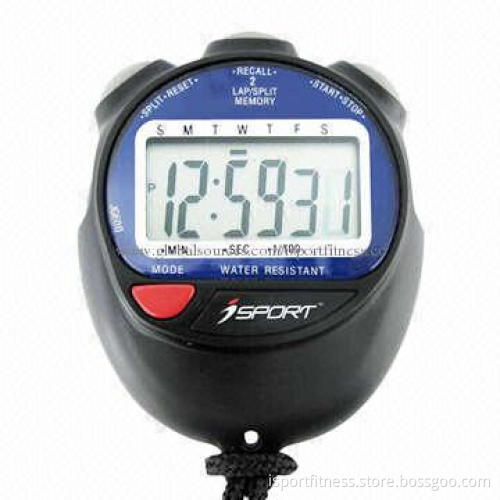 LCD 10-500 Laps Stopwatch with Alarm
